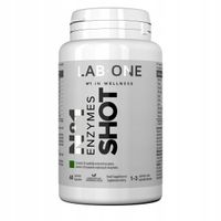 LAB ONE ENZYMES SHOT Enzymy trawienne 60 kaps Metabolizm Bromelaina Papaina