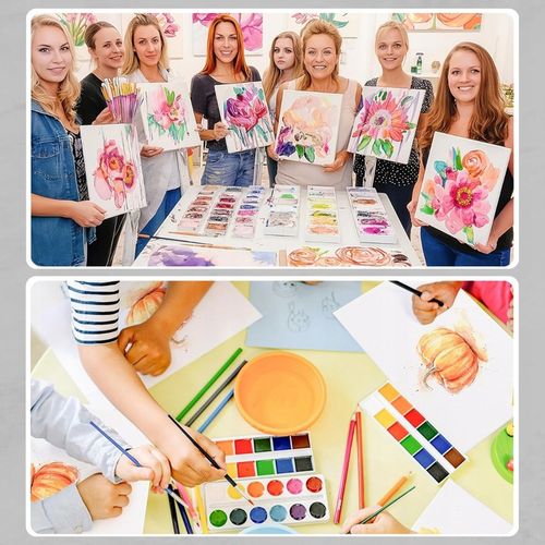 PŁÓTNO MALARSKIE DO MALOWANIA PODOBRAZIE BAWEŁNIANE 10szt 24x30 cm zestaw na Arena.pl