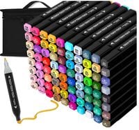 TG70309 MARKERY ALKOHOLOWE PISAKI DWUSTRONNE ZAKREŚLCZE 120szt