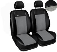 Pokrowce miarowe Premium do Peugeot Partner II 1+1 2008-2018r. Szare