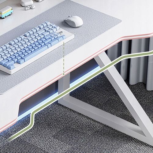 BIURKO GAMINGOWE STÓŁ DLA GRACZA KOMPUTEROWE BIAŁE DUŻE NOWOCZESNE 120 na Arena.pl