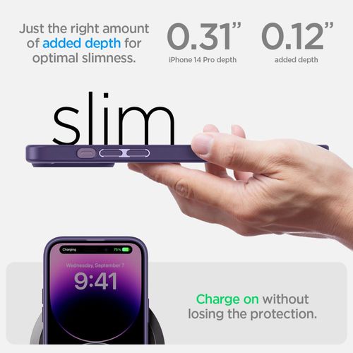 spigen ultra hybrid iphone 14 pro deep purple na Arena.pl