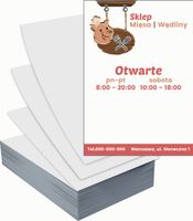 Ulotki A4 reklamowe firmowe 5000szt różne wzory do wyboru WĘDLINY