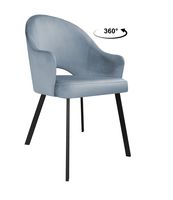Krzesło obrotowe Velvet podstawa Profil czarna BL06