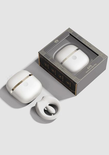 Apis Vibrating Couples Ring White zdjęcie 2