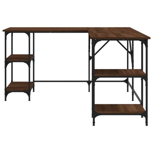 Emaga Biurko, brązowy dąb, 139x139x75 cm, materiał drewnopochodny na Arena.pl