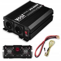 2X Przetwornica napięcia Volt Polska IPS 2000 N 24/230V 1000/2000W