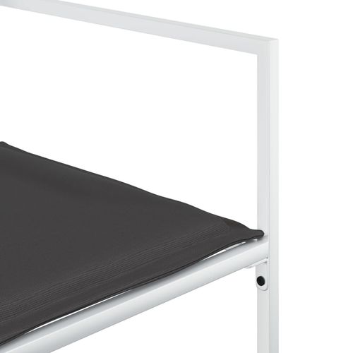 11-cz. zestaw mebli ogrodowych z poduszkami, biały, textilene na Arena.pl