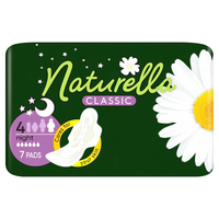 Naturella Classic Night Camomile Podpaski ze Skrzydełkami 7 sztuk