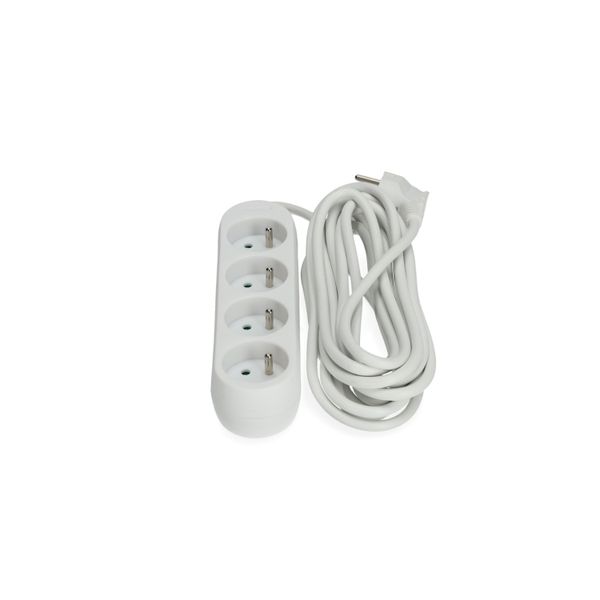 Przedłużacz LARGO listwa 4-gniazda długość 5 metrów z uziemieniem zdjęcie 1