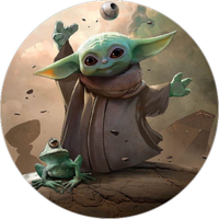 Opłatek na tort STAR WARS Gwiezdne Wojny Yoda Postać Postacie