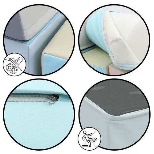 tor przeszkód dla dzieci Soft - kolorowy na Arena.pl