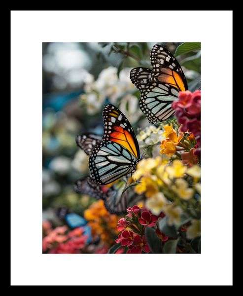 Plakat 15x20cm Motyle Na Łące zdjęcie 3