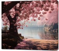 Obraz 100x90cm Spokój Sakury