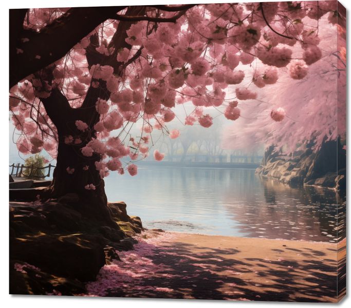 Obraz 100x90cm Spokój Sakury zdjęcie 1
