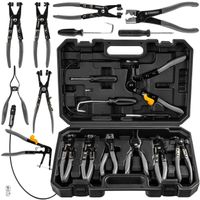 SZCZYPCE DO OPASEK ZACISKOWYCH OSŁON PRZEGUBÓW Z LINKĄ ZESTAW 10 EL WALIZKA