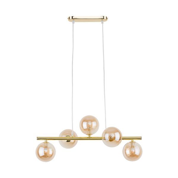 ESTERA GOLD LAMPA WISZĄCA 5 PŁ zdjęcie 5