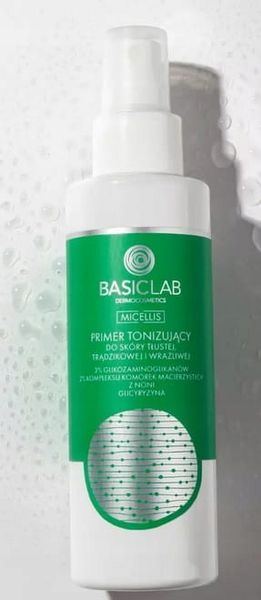 BasicLab primer tonizujący do skóry tłustej, trądzikowej i wrażliwej zdjęcie 3