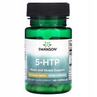 5-HTP 100 60 kaps SWANSON HEALTH Wsparcie dla Dobrego Nastroju i Snu