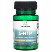 5-HTP 100 60 kaps SWANSON HEALTH Wsparcie dla Dobrego Nastroju i Snu