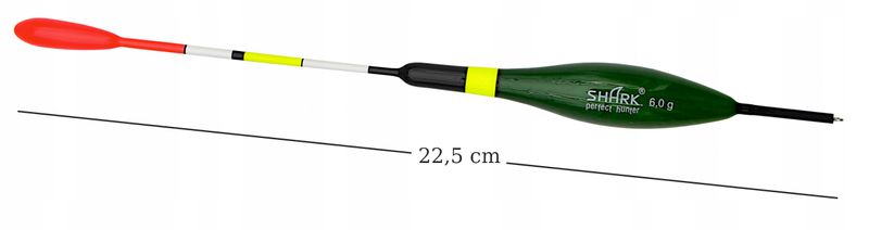 Spławik Przelotowy z BALSY SHARK Perfekt Hunter 6 g / 22,5 cm zdjęcie 2