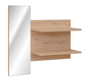 Półka Wisząca + Lustro Do Przedpokoju Hickory PEROS AM