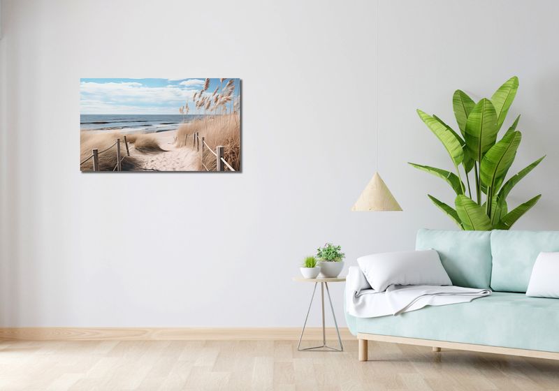 Obraz 90x50cm Nadmorski Most zdjęcie 2