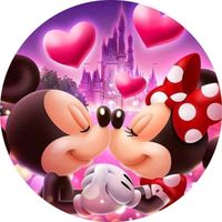 Opłatek na tort Urodziny Myszka Miki Mini Myszki