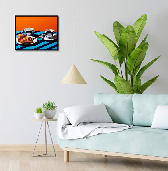 Plakat 50x40cm Croissanty zdjęcie 4