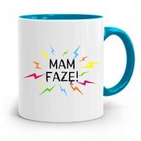 Kubek Błękitny Prezent Dla Elektryka Mam Fazę Z Nadrukiem Ze Zdjęciem