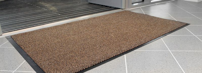 Wycieraczka wewnętrzna wejściowa chłonna do butów 90x150 cm brązowa zdjęcie 7