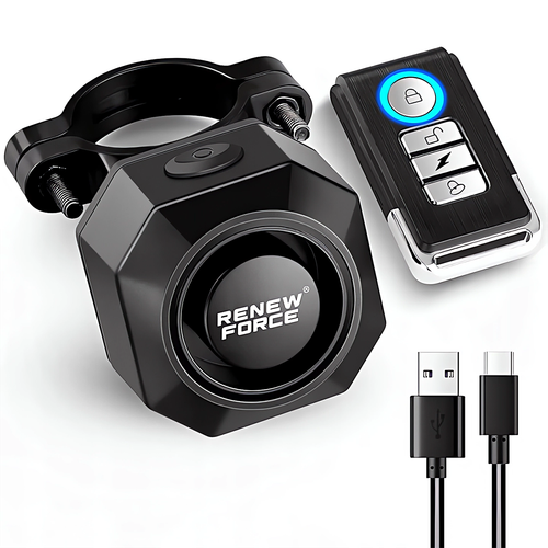 Bezprzewodowy Alarm Rowerowy Lampka Tylna Tył Rowerowa GŁOŚNY + PILOT 110dB na Arena.pl