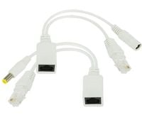 Adaptery POE na kablu. Zestaw 2 sztuki