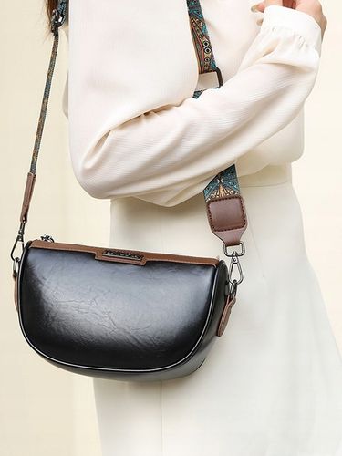 Torebka CZARNA Klasyczna Brązowa POJEMNA Damska Nerka na Ramię Pasek Aztec na Arena.pl