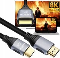 Kabel HDMI-HDMI (v2.1 | 8K | 5 m) czarny