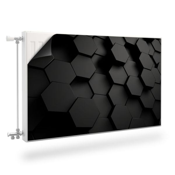MASKOWNICA Magnetyczna Na Kaloryfer Abstrakcyjne Heksagony 110cm x 60cm zdjęcie 1