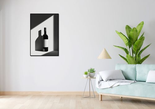 Plakat 61x90,5cm Butla Wina na Arena.pl