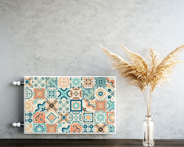 Osłona MAGNETYCZNA Grzejnika Marokańska Mozaika Imitacja Płytek 100cm x 60cm zdjęcie 5