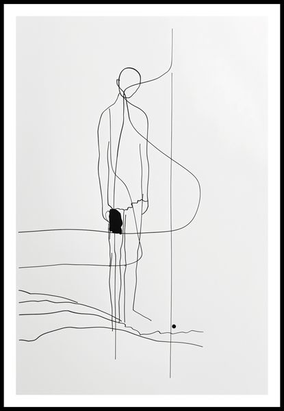 Plakat 61x91,5cm Samotna Wędrówka zdjęcie 3