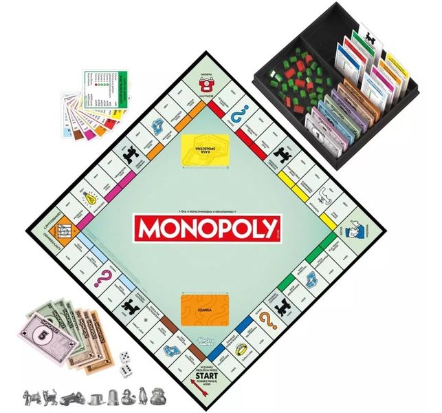 ORYGINALNA GRA MONOPOLY CLASSIC POLSKA HASBRO NEW zdjęcie 4
