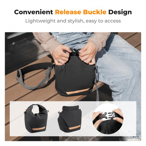 Torba fotograficzna K&F Concept Urban Wander Sling U11 5 l - czarna na Arena.pl