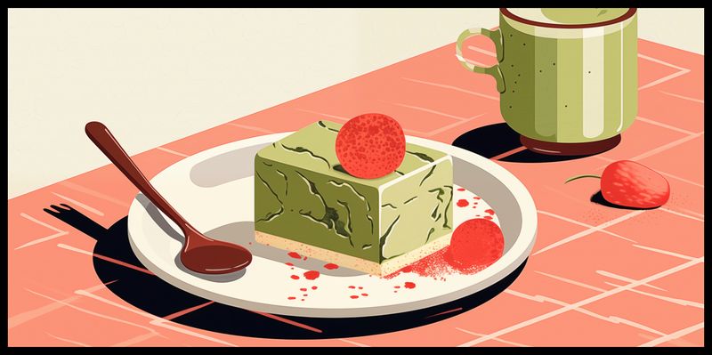 Plakat 91,3x44,5cm Deser Matcha zdjęcie 2