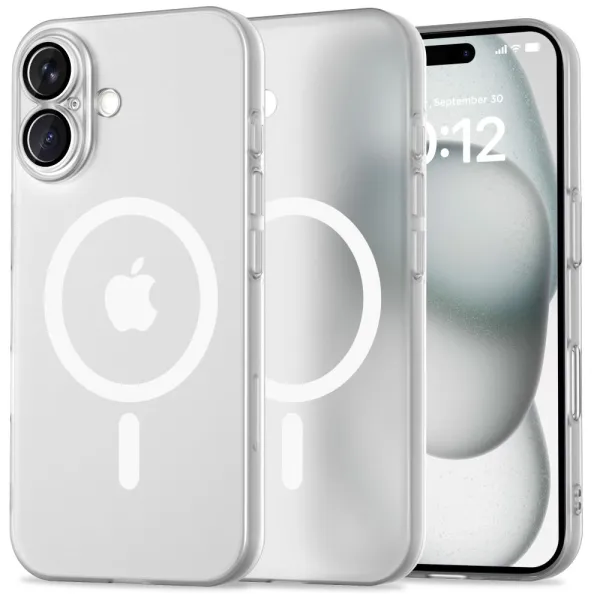 Etui Tech-Protect MagSlim MagSafe na iPhone 16 - czarne zdjęcie 1