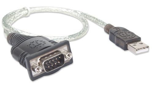 Konwerter Adapter Manhattan USB na RS232/COM/DB9 M/M, 45cm 205146 na Arena.pl