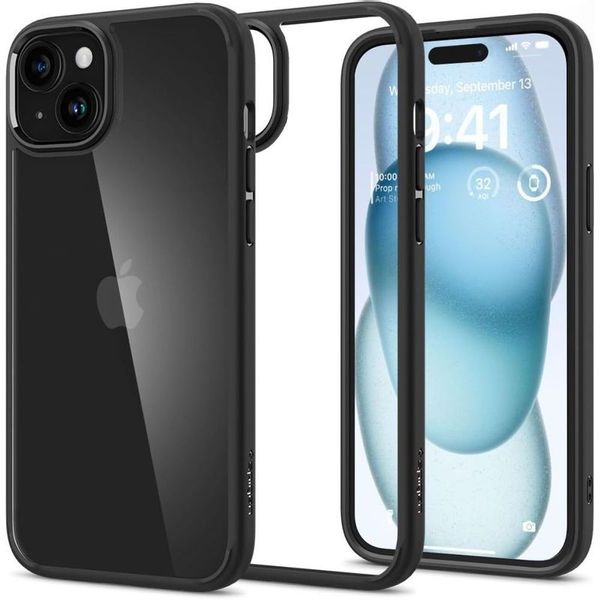 SPIGEN ULTRA HYBRID IPHONE 15 MATTE BLACK zdjęcie 1