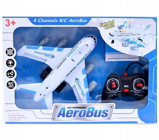 SAMOLOT PASAŻERSKI ZDALNIE STEROWANY RC + PILOT zdjęcie 7