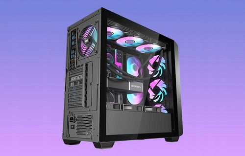 Obudowa DarkFlash DS900WD + 4 Fans Black na Arena.pl