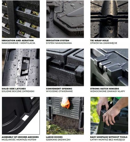 Patrol Multi Kompostownik 1120L czarny na Arena.pl