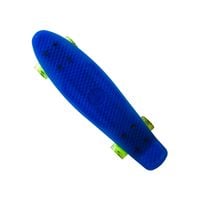 Deskorolka Master 22 Z Świecącymi Kółkami - Niebieska