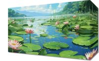 Obraz 30x20cm Sielankowy Staw Lilii